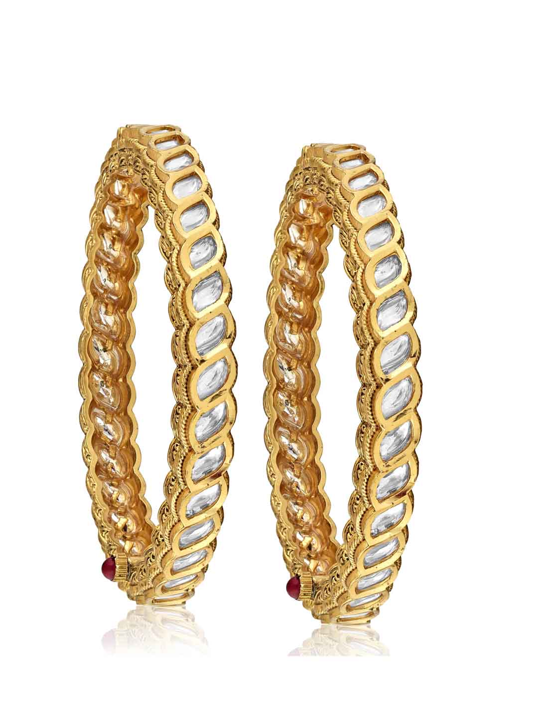 The Bridal Edit - Kundan And Gold Bangles