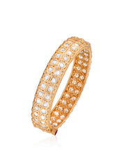 Meira Rose Gold Tone Traditional Bangle