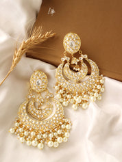 Meira Opulent Kundan Chaandbalis