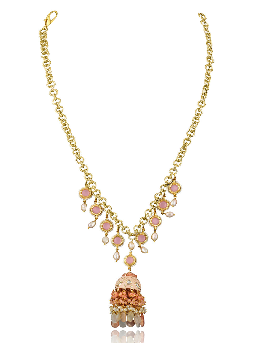 Stone Appeal Jhumki Long Necklace