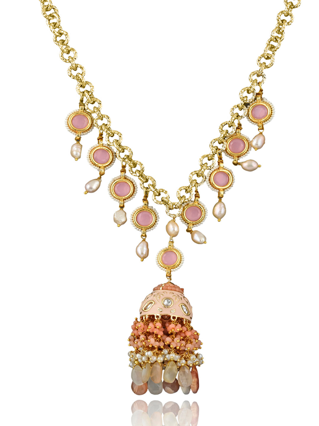 Stone Appeal Jhumki Long Necklace