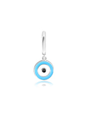 925 Silver Evil Eye Charms Of Dangling Earrings