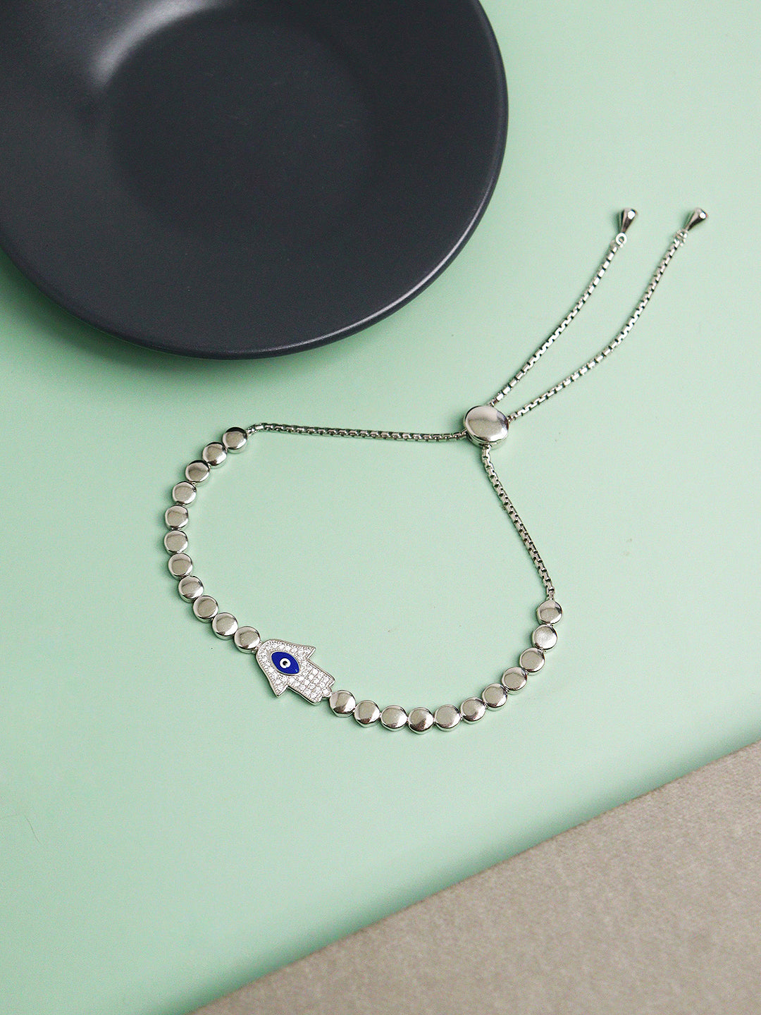 Mini Diamond Hamsa Bracelet – Marissa Collections