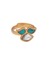 The Turquoise Rose Zoya Toe Ring - Curio Cottage