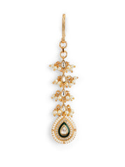 Eternal Drop of Kundan Maang Teeka