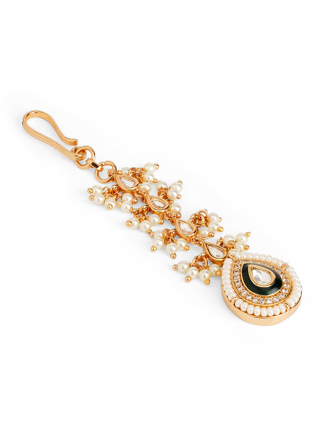 Eternal Drop of Kundan Maang Teeka