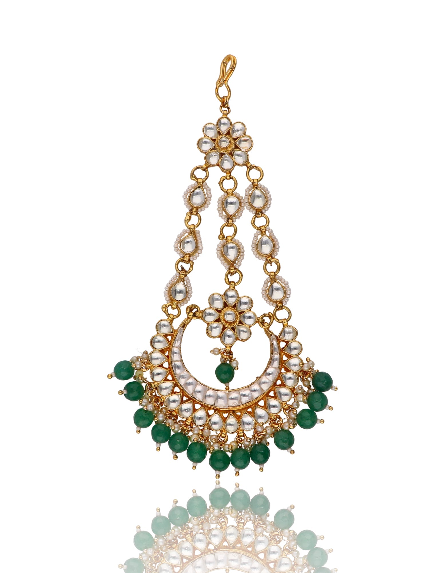 Bridal Drops of  Kundan Passa