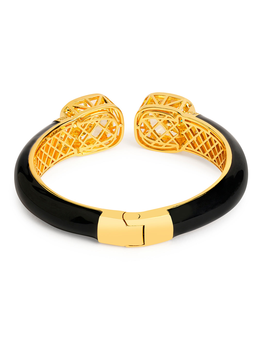 Buy Priyaasi Women American Diamond Rose Gold Plated Kada Bracelet Online  at Best Price | Distacart
