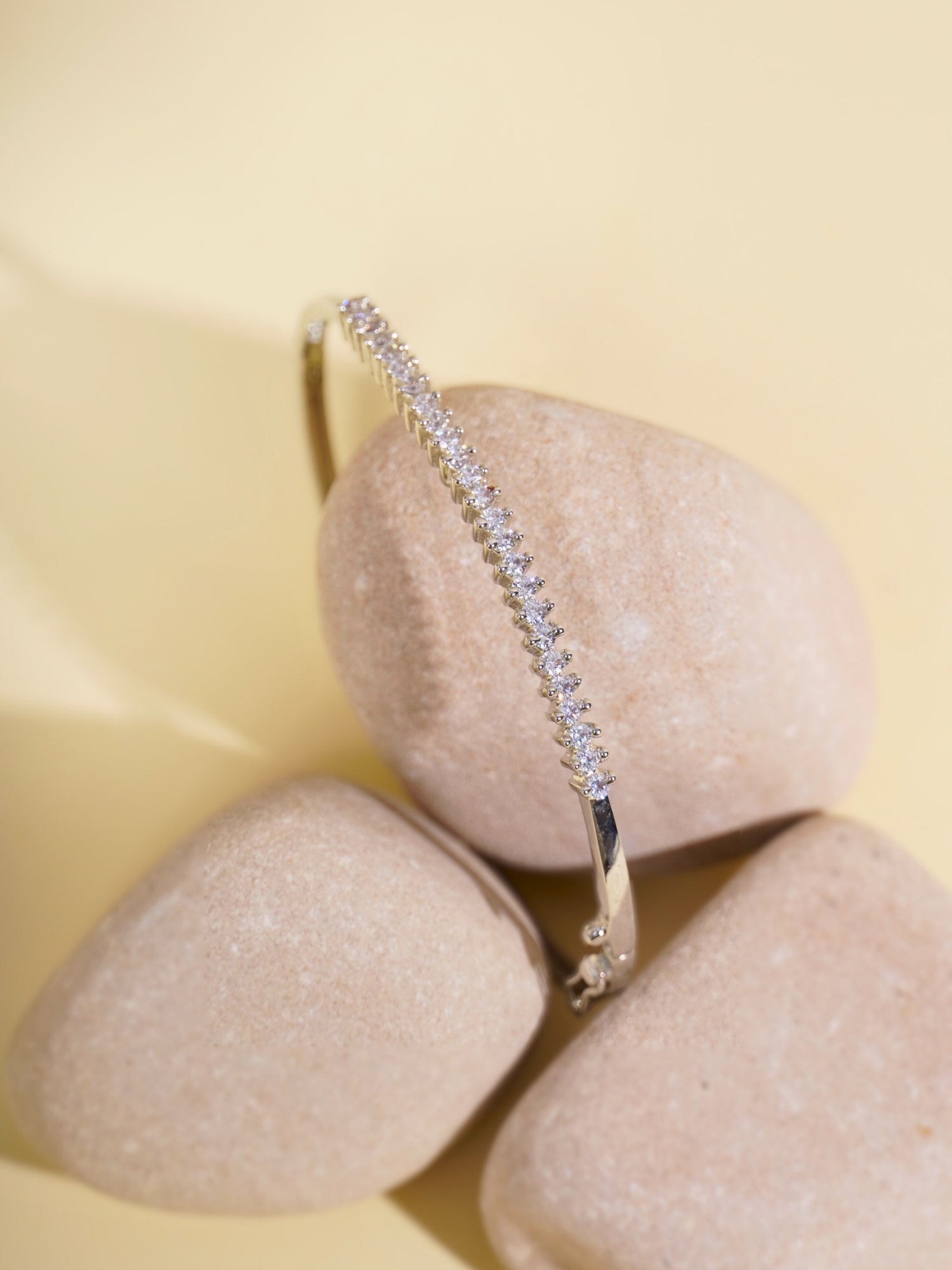 Sleek Streak CZ Bracelet