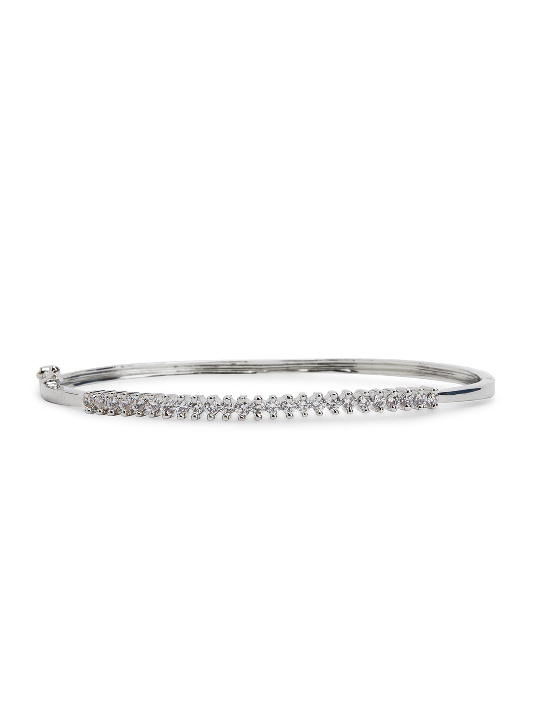 Sleek Streak CZ Bracelet