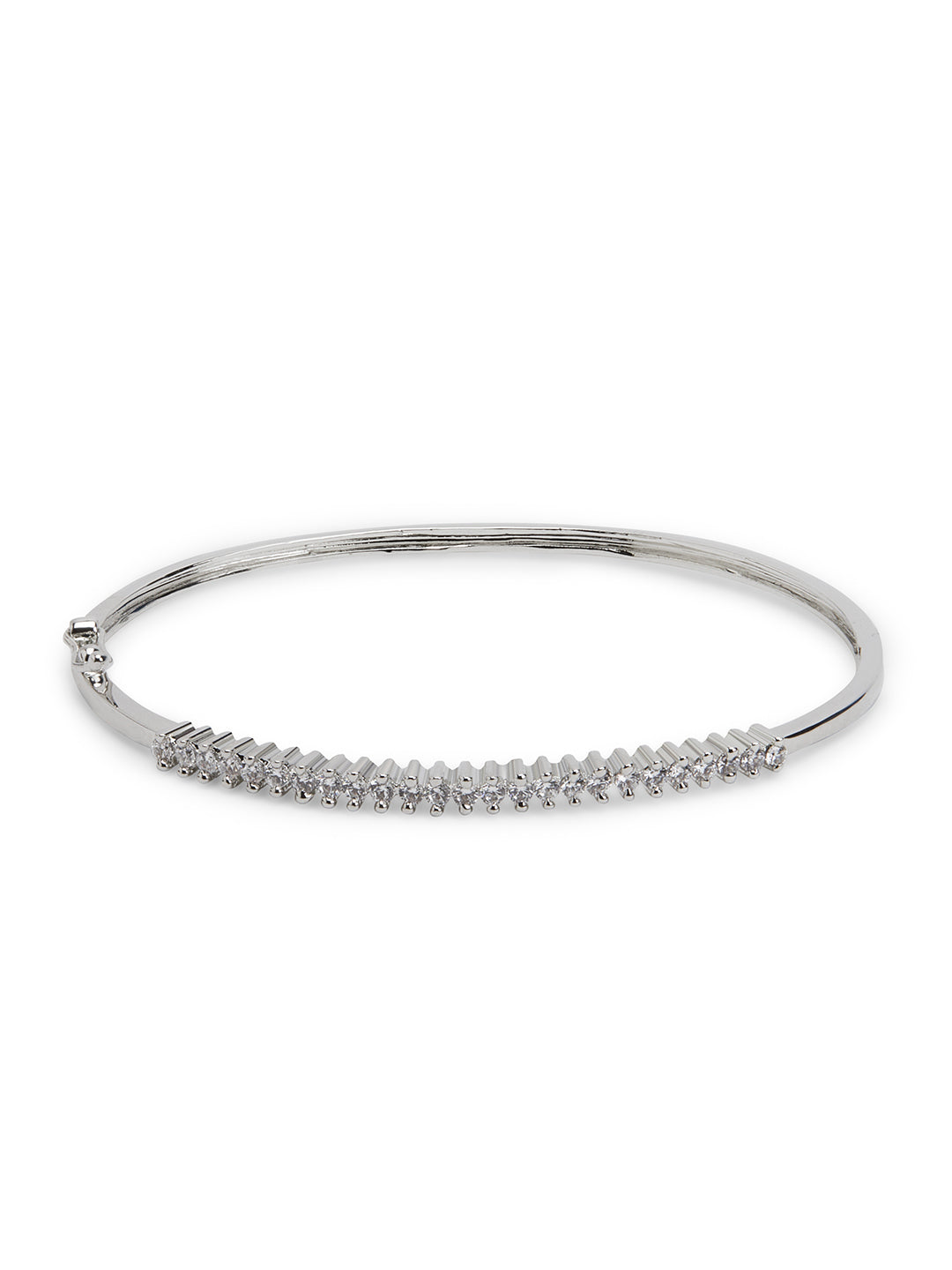 Sleek Streak CZ Bracelet