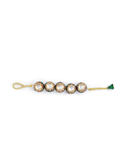 Kundan and Emamel Dome Bracelet