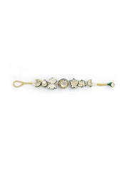 Enamel Charm Pearl String Bracelet