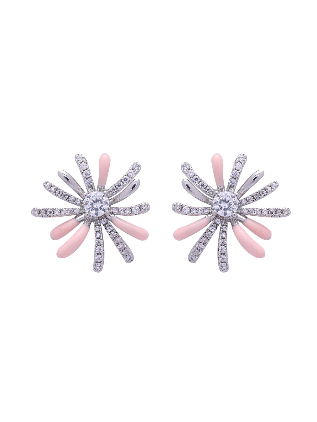 Blush Burst Stud Earrings