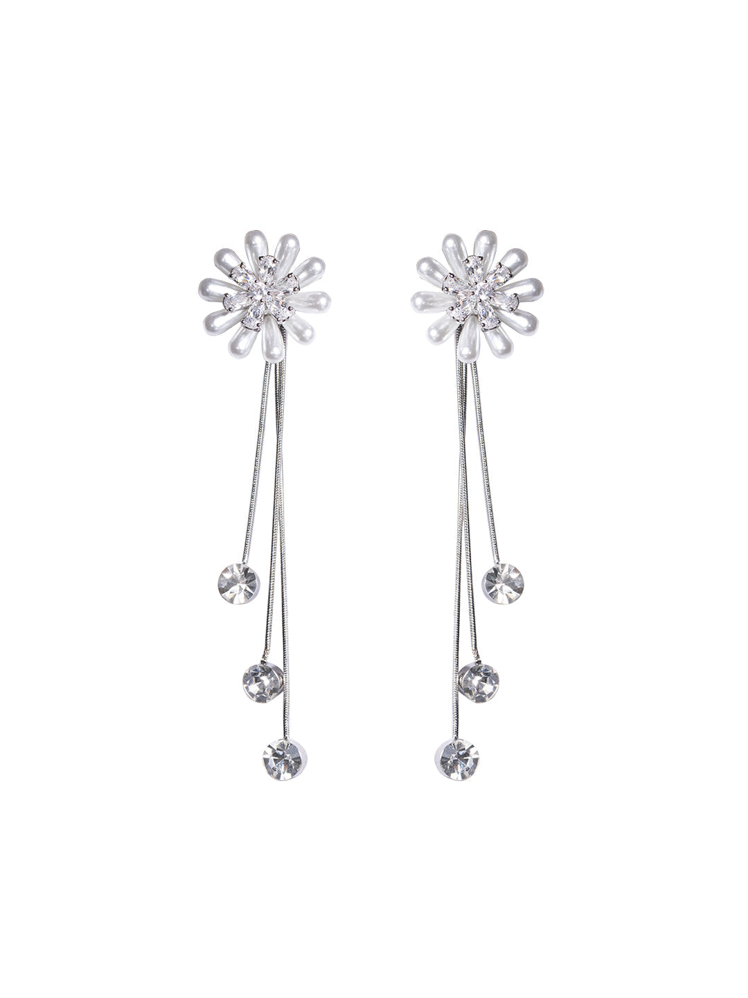 Floral Frost DanglerEarrings