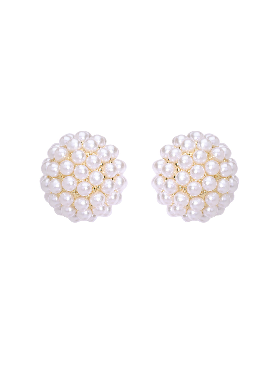 Pearl Cluster Earrings