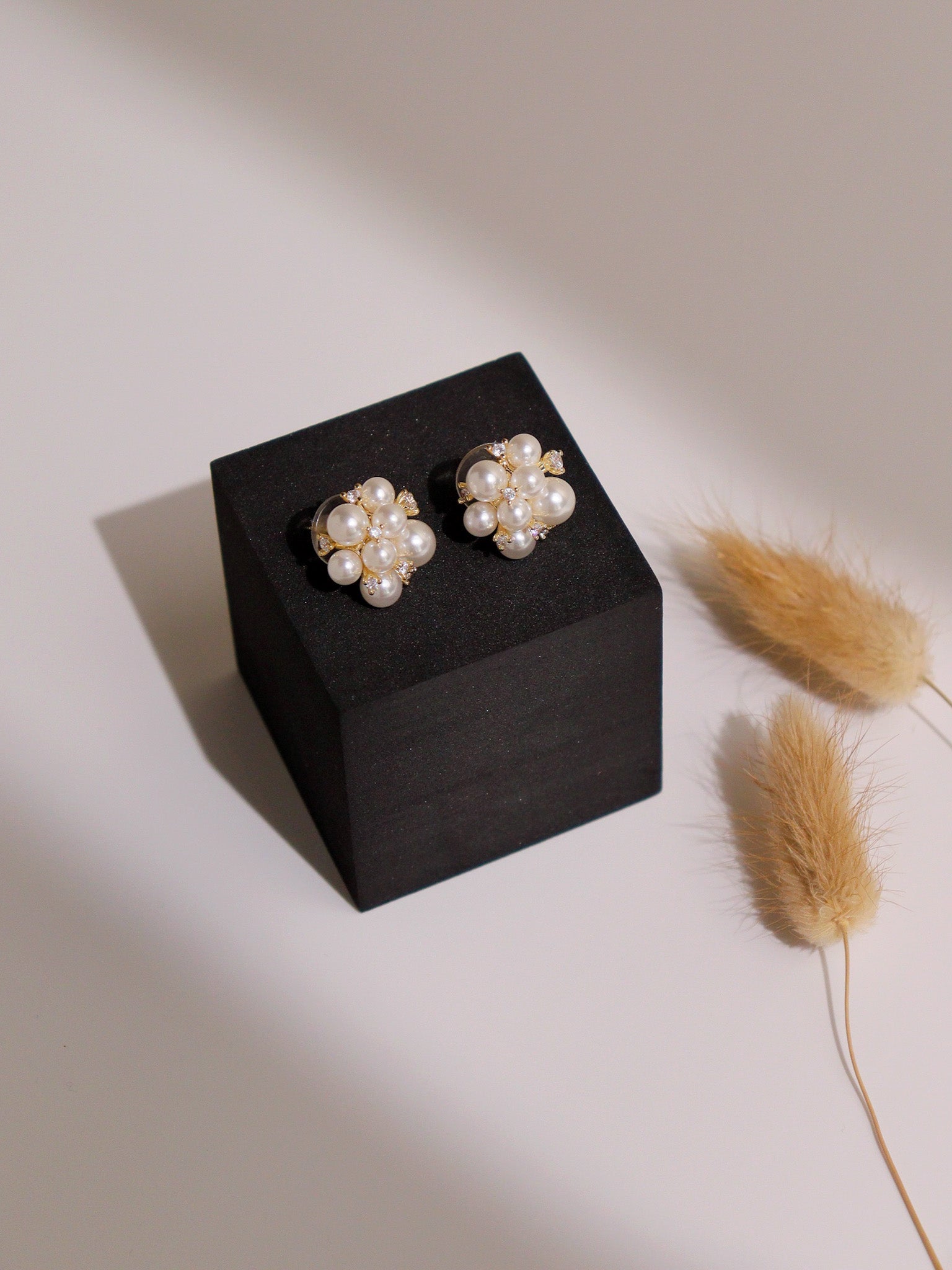 Pearl Bubble Stud Earrings