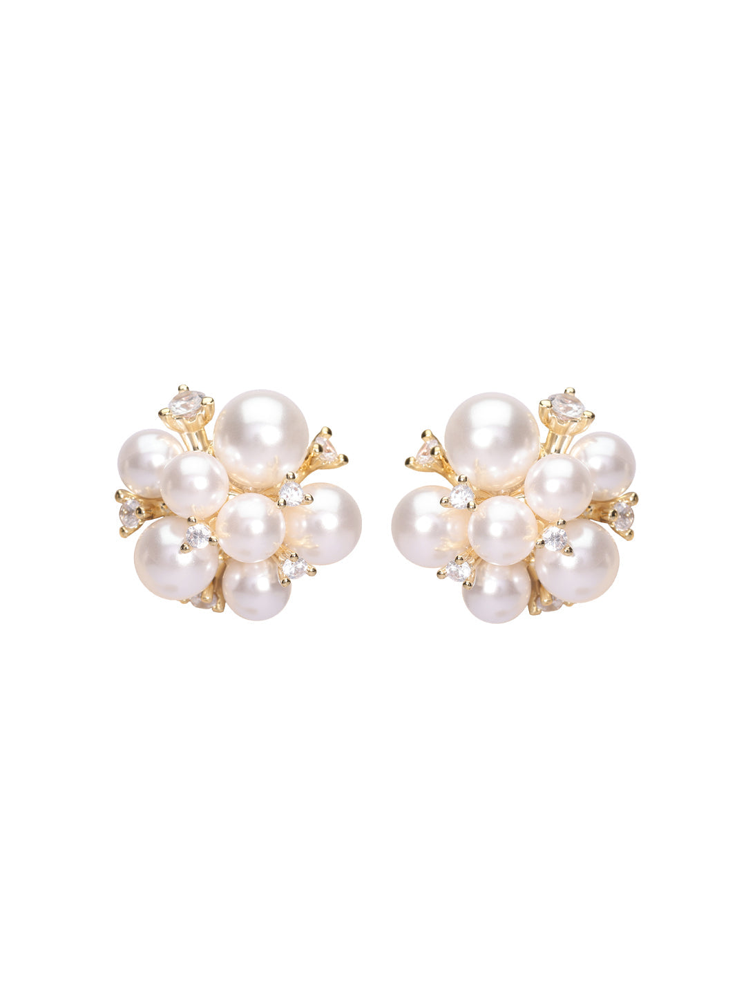 Pearl Bubble Stud Earrings