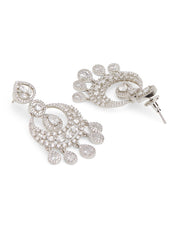 Dazzle Diamante Chandbali Earrings