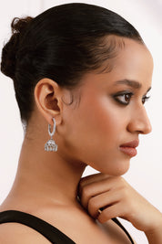 Diamante Jhumki Drop Earrings