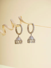 Diamante Jhumki Drop Earrings