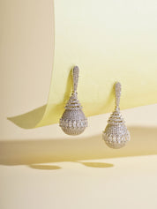 Diamante Glint Drop Earrings