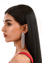 Diamante Cascading Waterfall Earrings