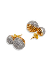 Diamante Glitz Sphere Drop Earrings