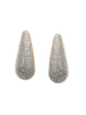 Studded Hug Diamante Earrings