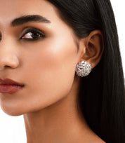 Diamante Celeste Stud Earrings