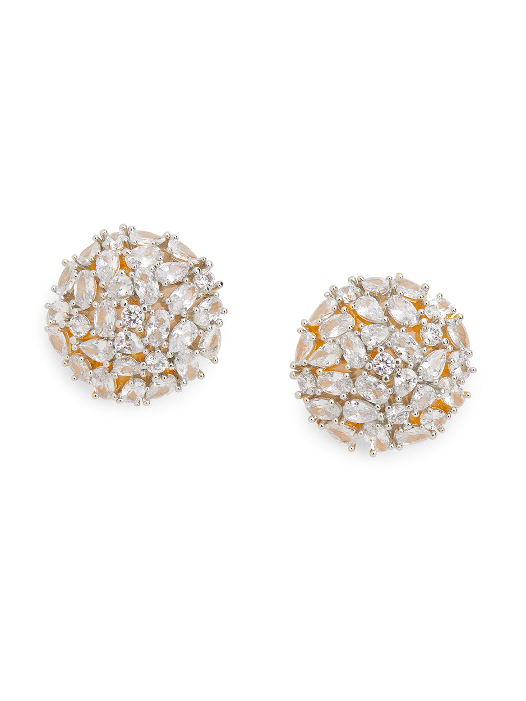 Diamante Celeste Stud Earrings