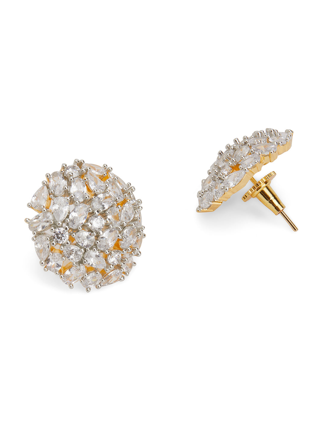 Diamante Celeste Stud Earrings