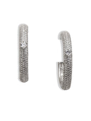 Diamante Eternity Hoop Earrings