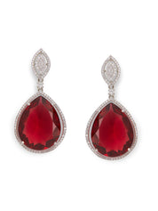 Scarlet Red Drop Earrings