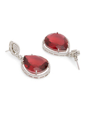 Scarlet Red Drop Earrings