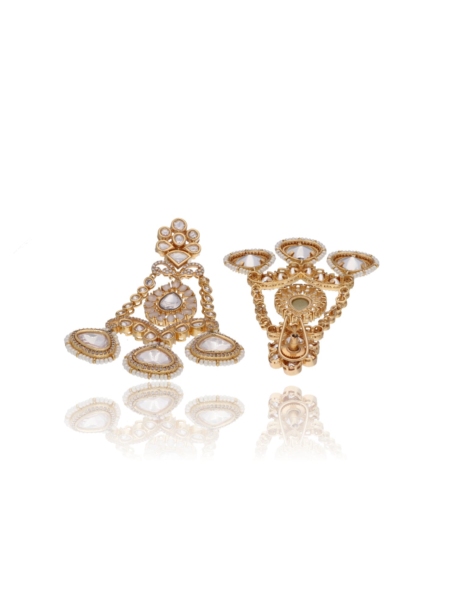 Bridal Kundan Passa Earrings