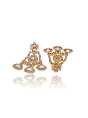 Bridal Kundan Passa Earrings