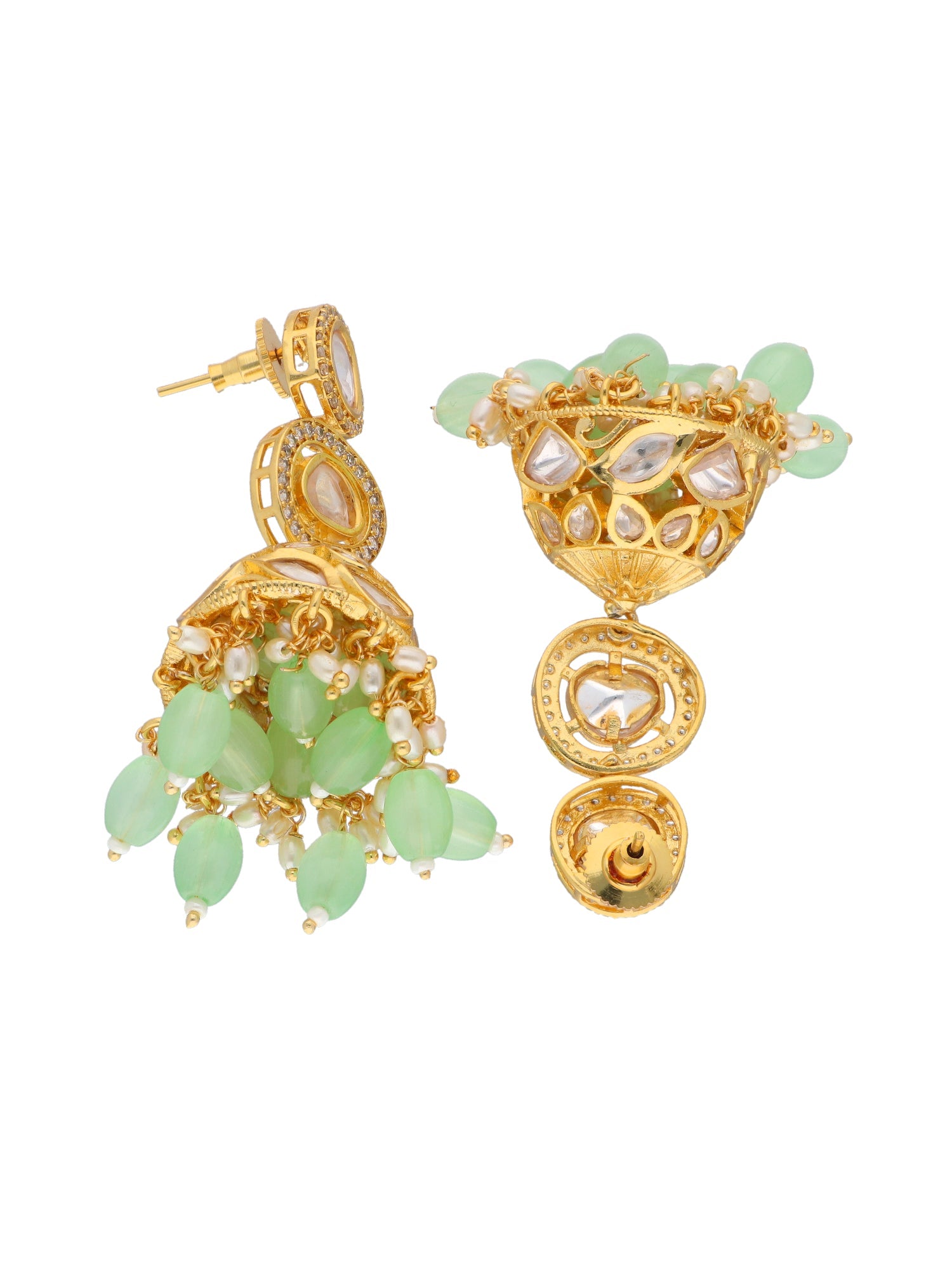 The Zoya Layered Love Jhumki Earrings