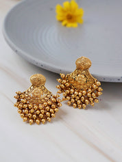 Golden Harmony Beads Earrings