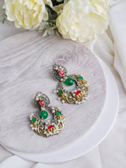 The Gypsy Forest Moon Chandbali Earrings