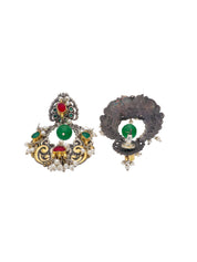 The Gypsy Forest Moon Chandbali Earrings