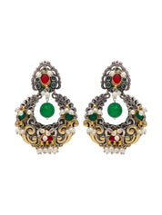 The Gypsy Forest Moon Chandbali Earrings