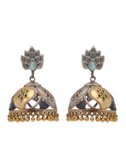 The Gypsy Jade jhumki Earrings