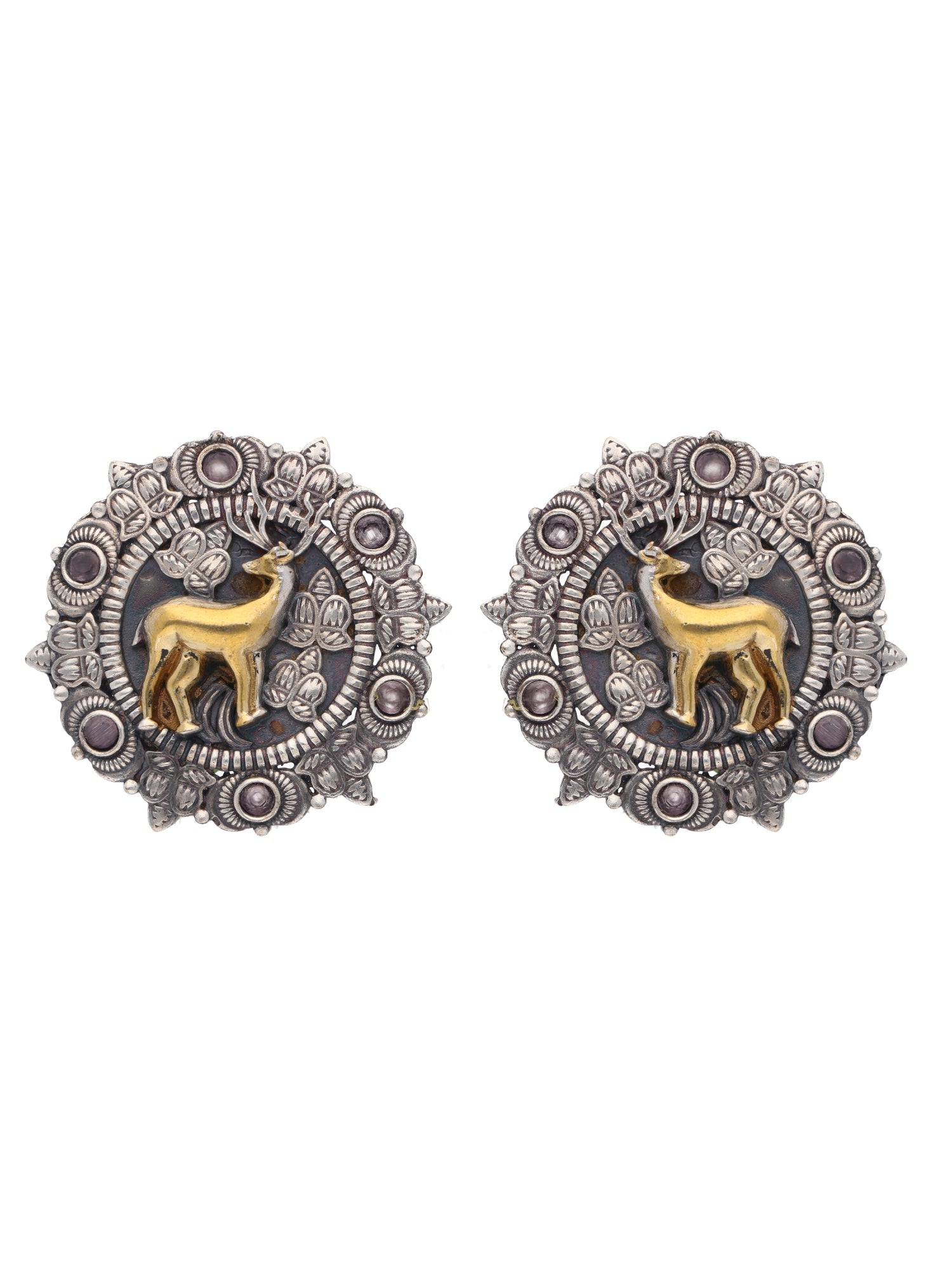 The Gypsy Antler Stud Earrings