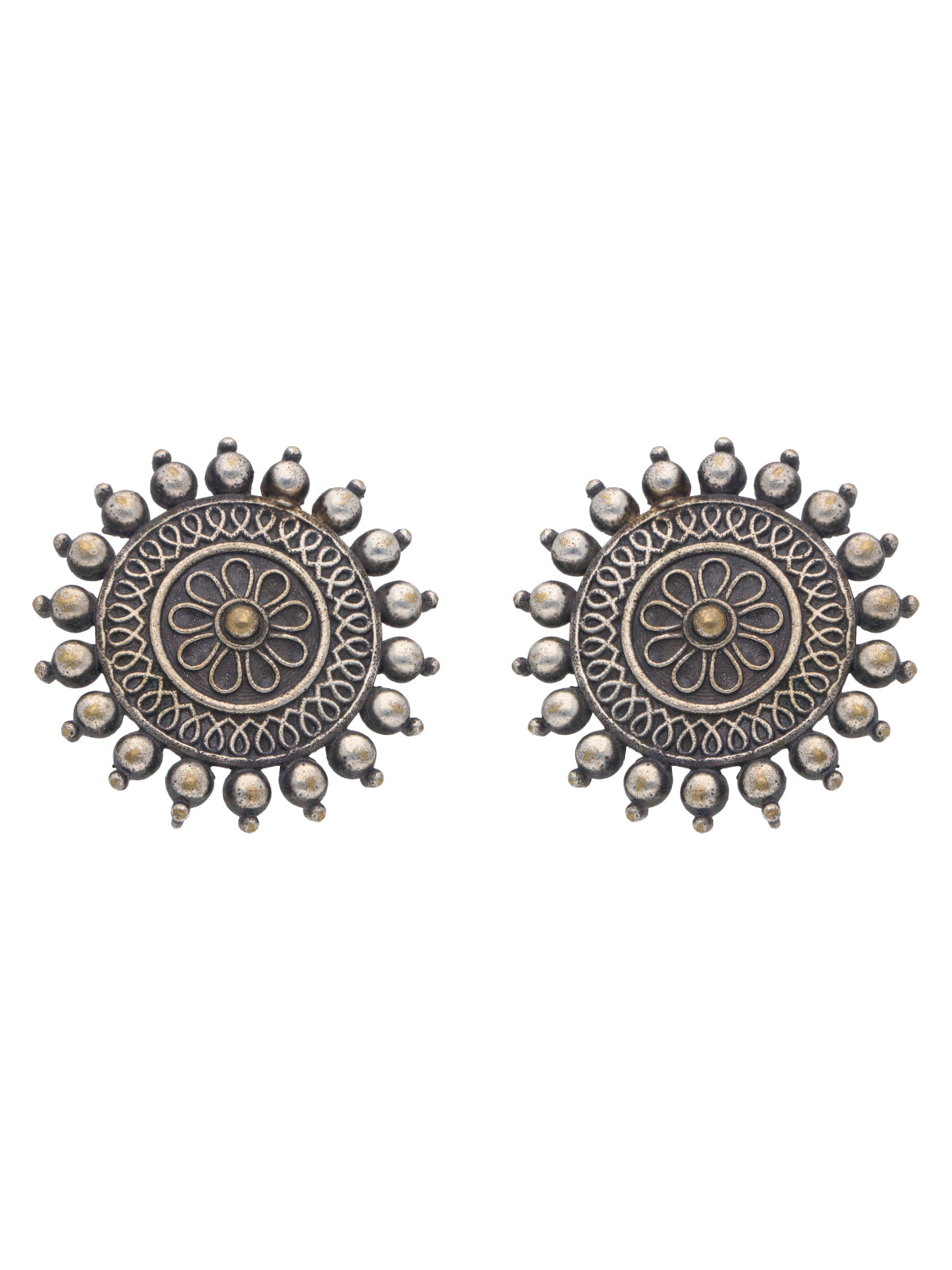 The Gypsy Floral Chakra Stud Earrings