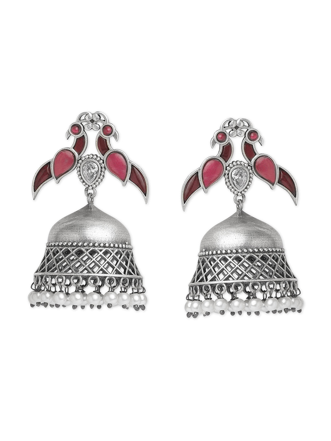 The Whispering Tokai Oxidised Jhumkas