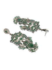 Gypsy Emerald Green Chandelier Earrings