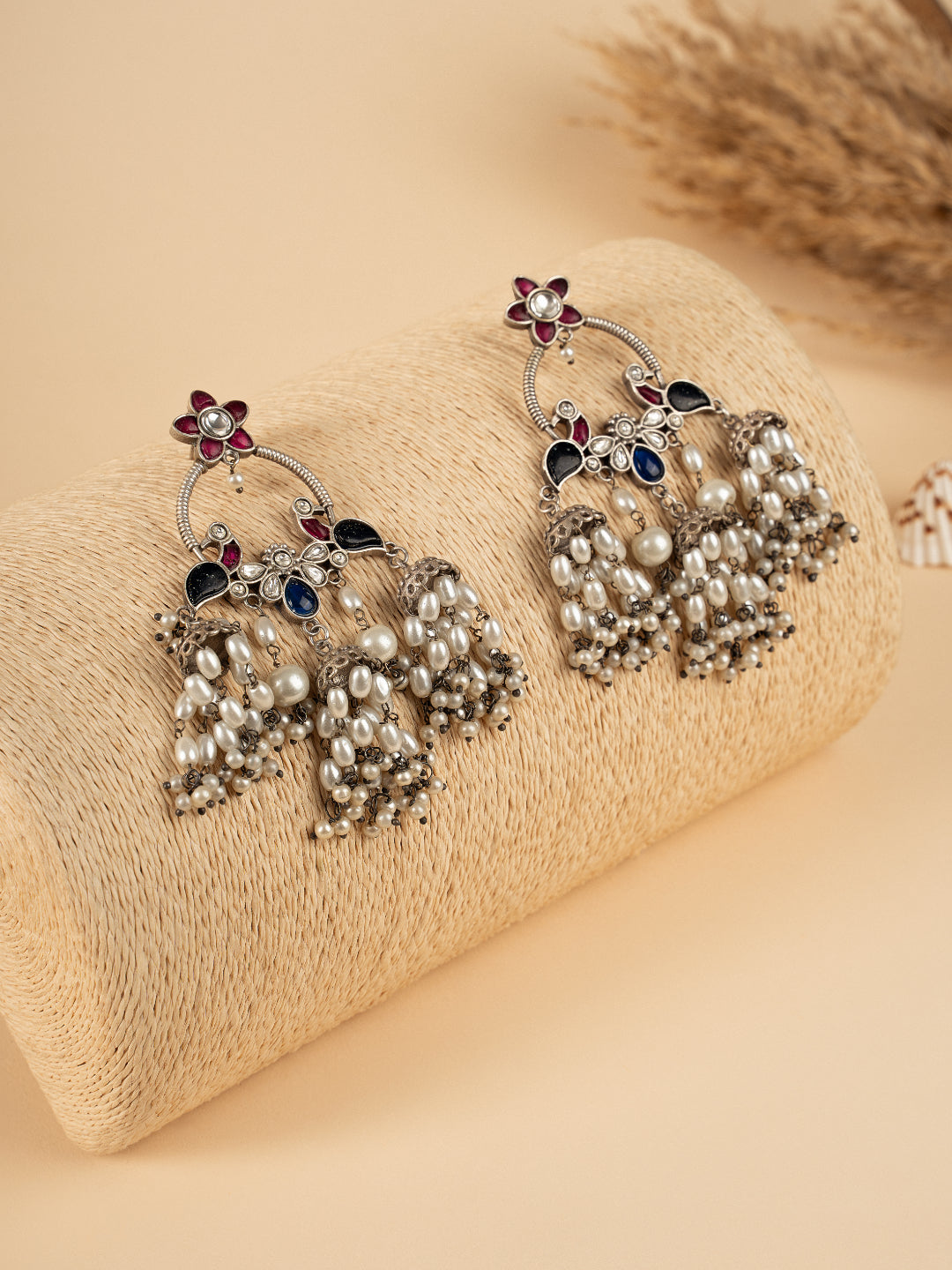 Gypsy Empress Trio Jhumki Earrings