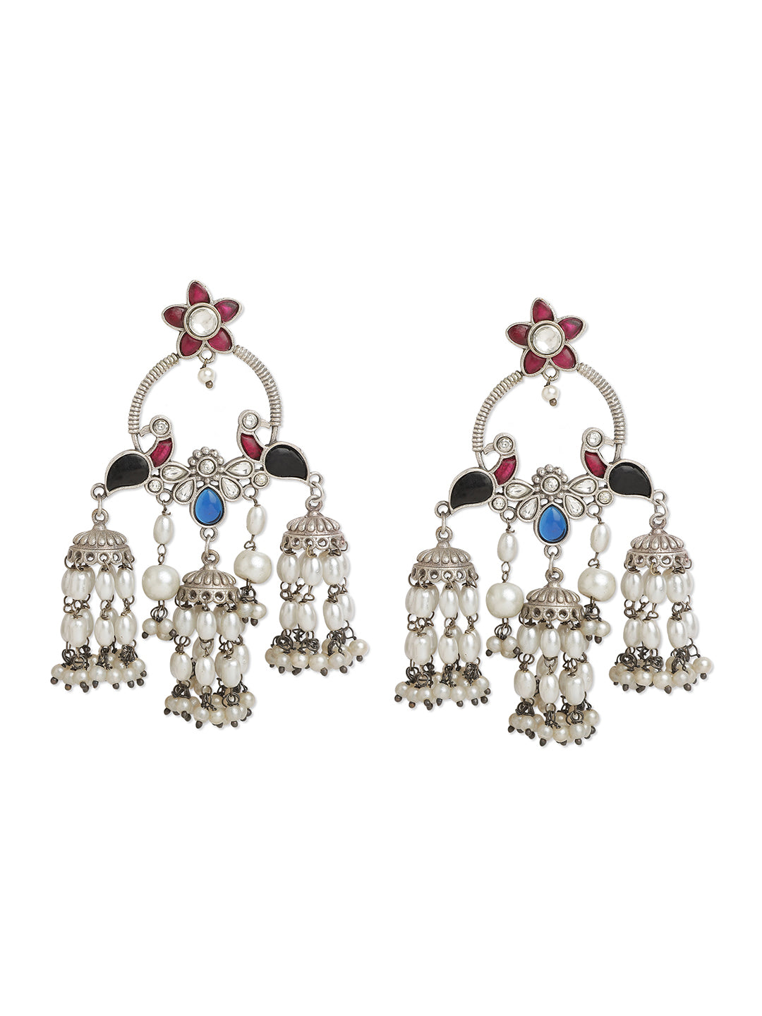 Gypsy Empress Trio Jhumki Earrings