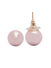 The Pearl Story- Roseline Pearl Stud Earrings